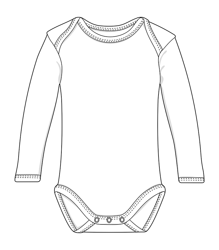 12001-1420_Link-Kids-Wear_Bailey-02_Bodysuit-Short-Sleeve_Outline