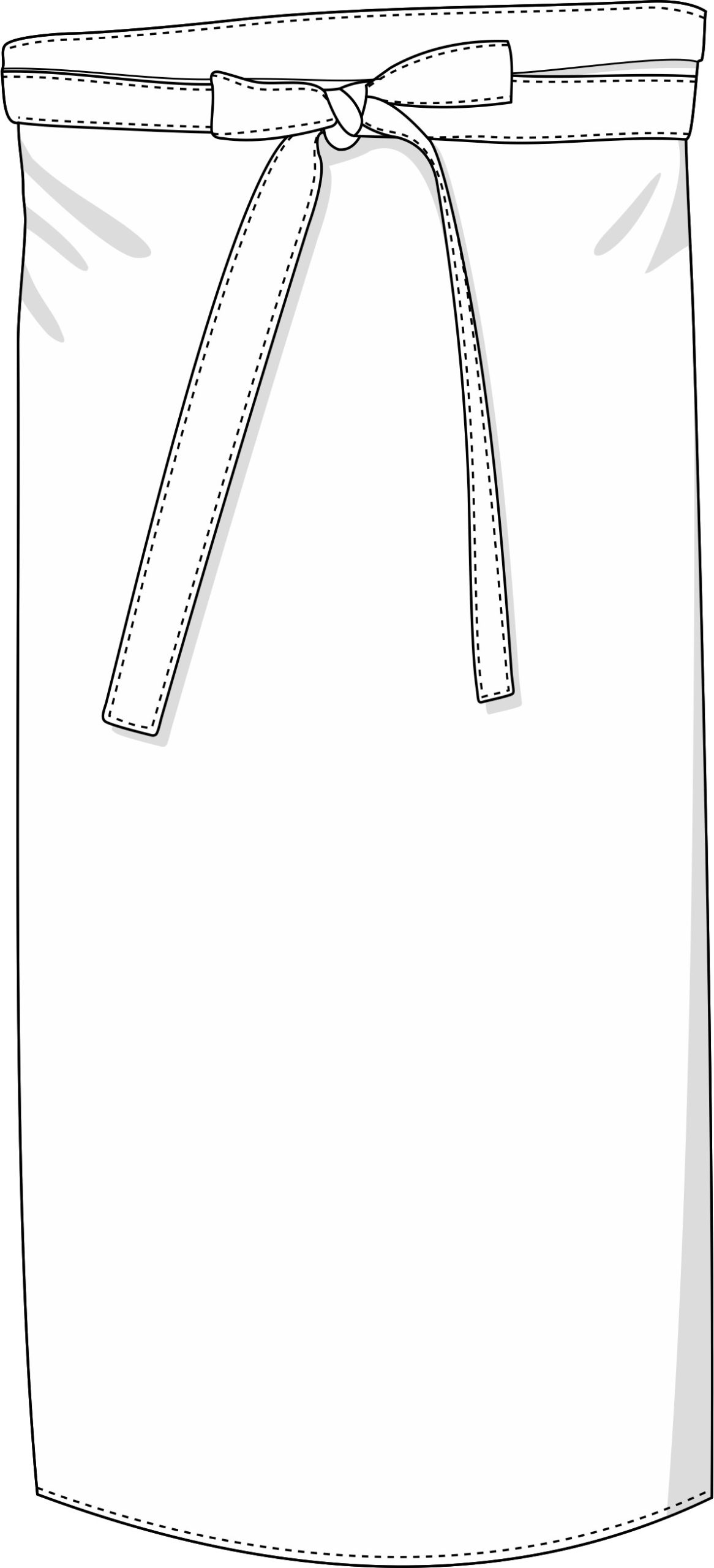 KS70100EU_Link-Kitchen-Wear_Cooks-Apron_Outline