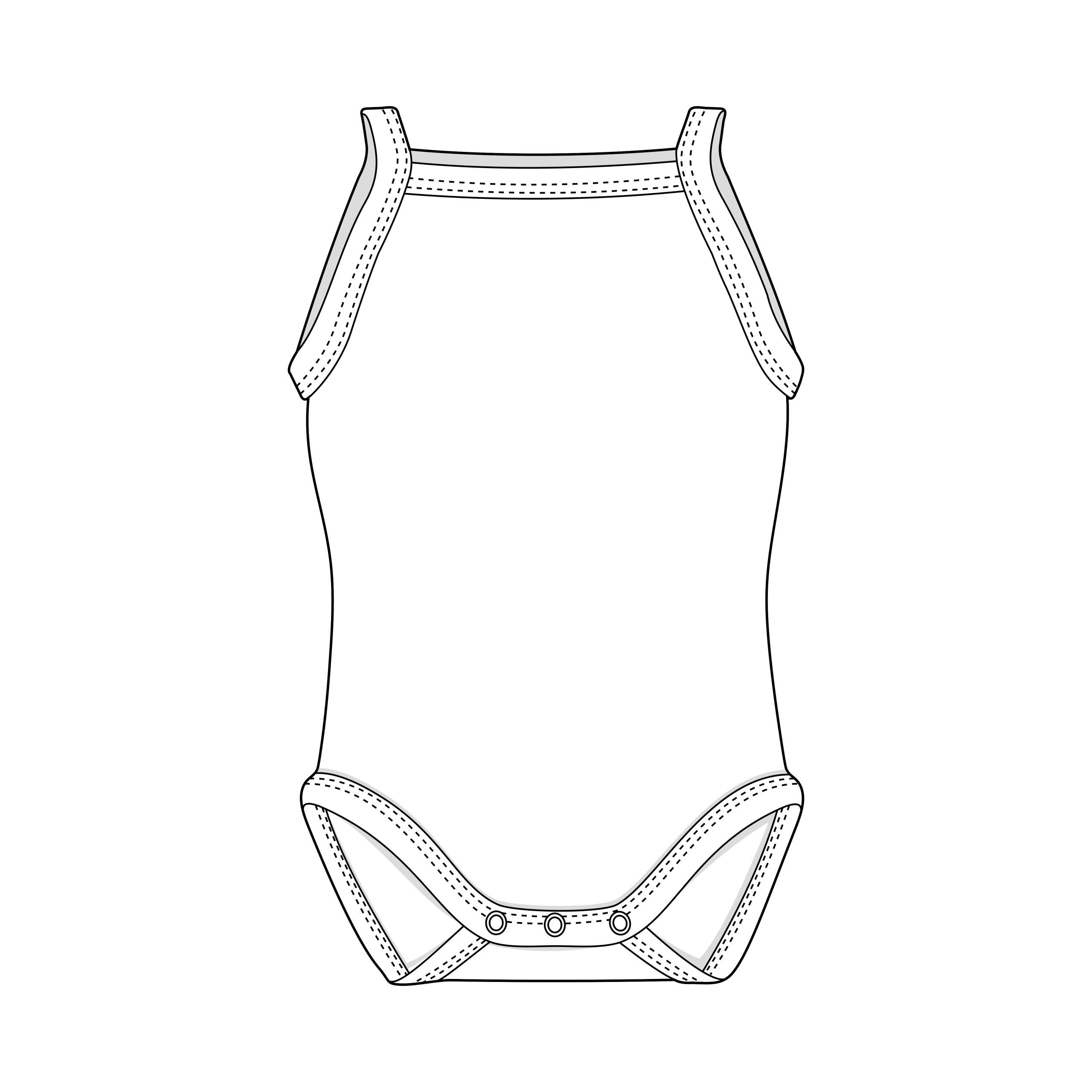 ROM10_Link-Kids-Wear_Bodysuit-Singlet_Outline